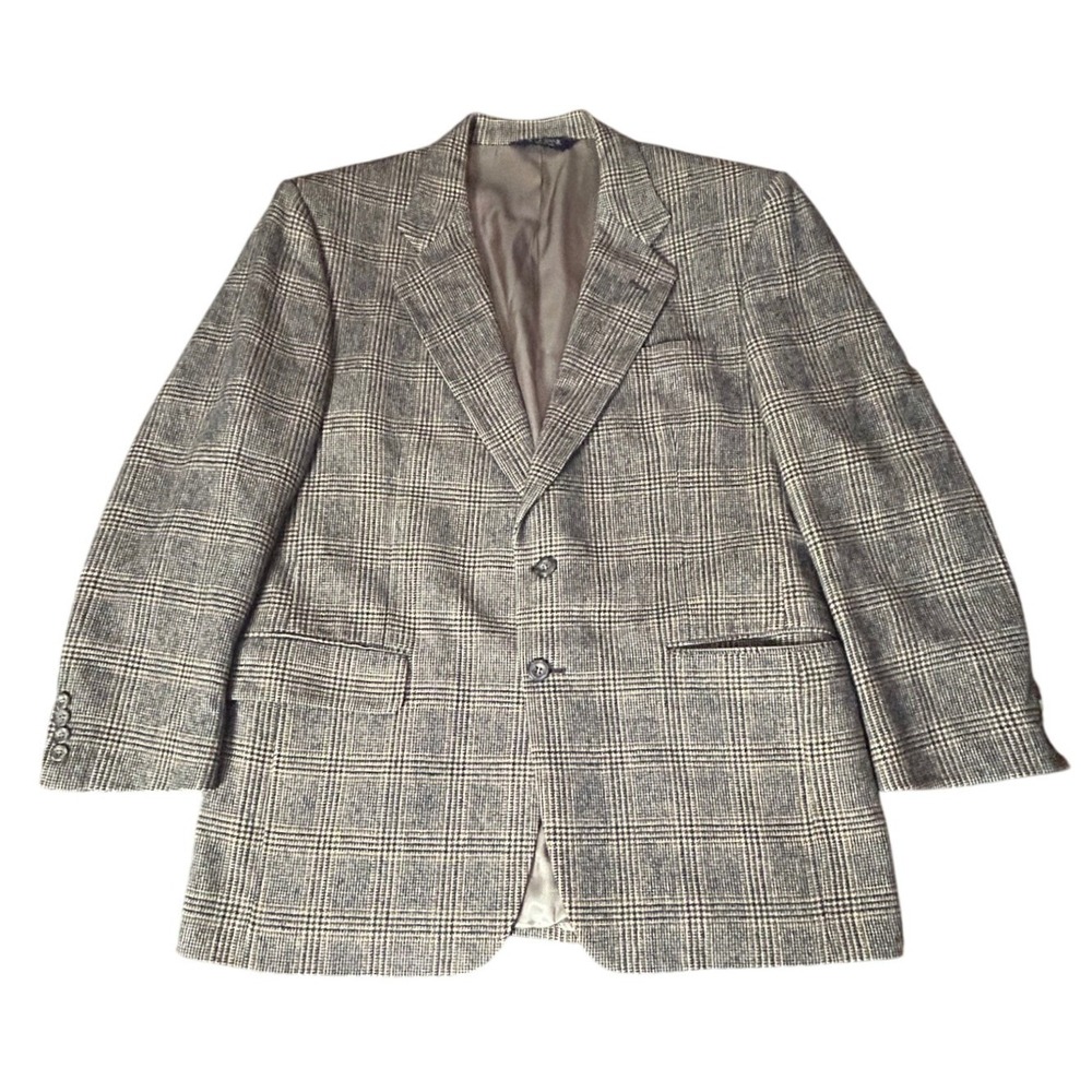 Vintage 90s Jos A Bank Sport Coat 42R 100% Camel Hair Union USA Preppy Academic